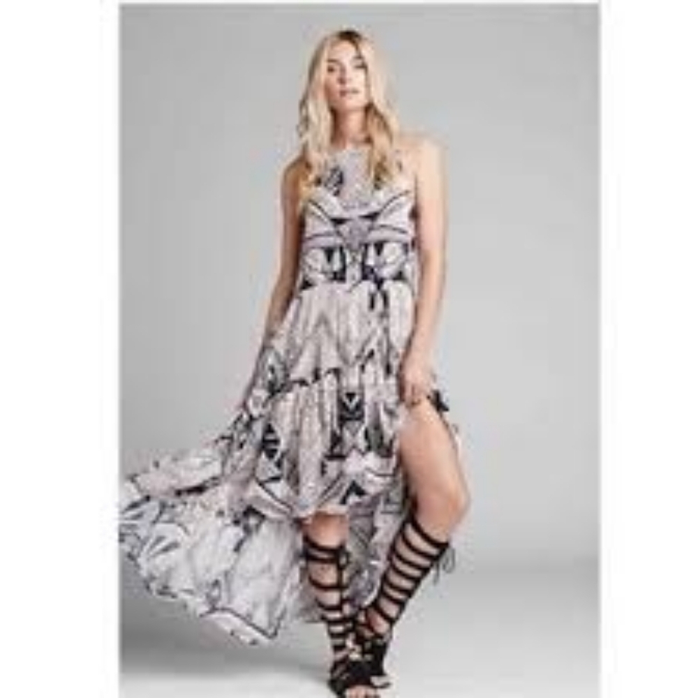 Free People la mar high low dress